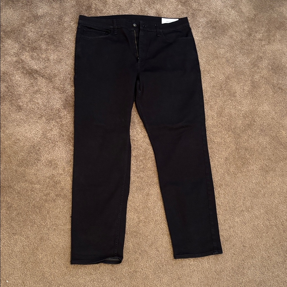 Rag & Bone Men's Black Slim Fit Jeans